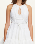 Acler Glastonbury Mini Dress in IVORY