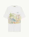 Alemais Anouk Scene Tee in CREAM