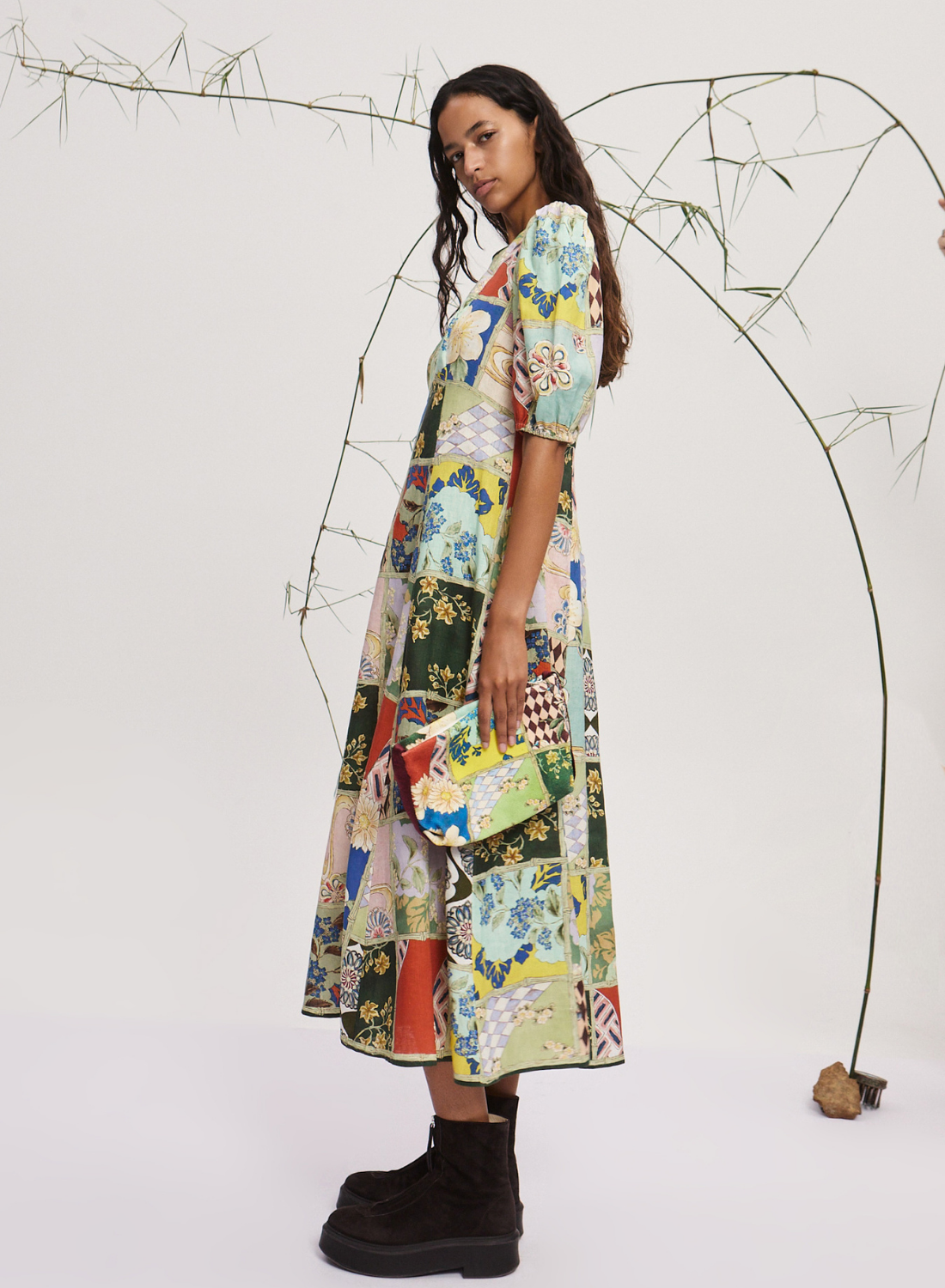 Alemais Bianca Midi Dress in MULTI