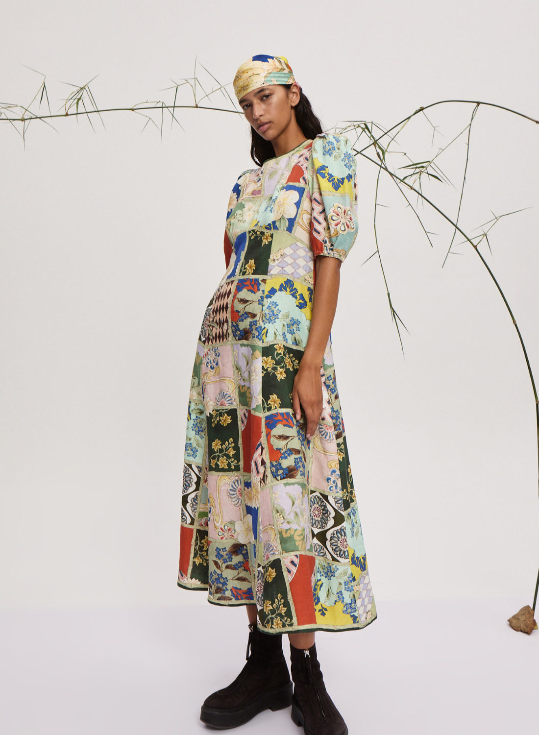 Alemais Bianca Midi Dress in MULTI