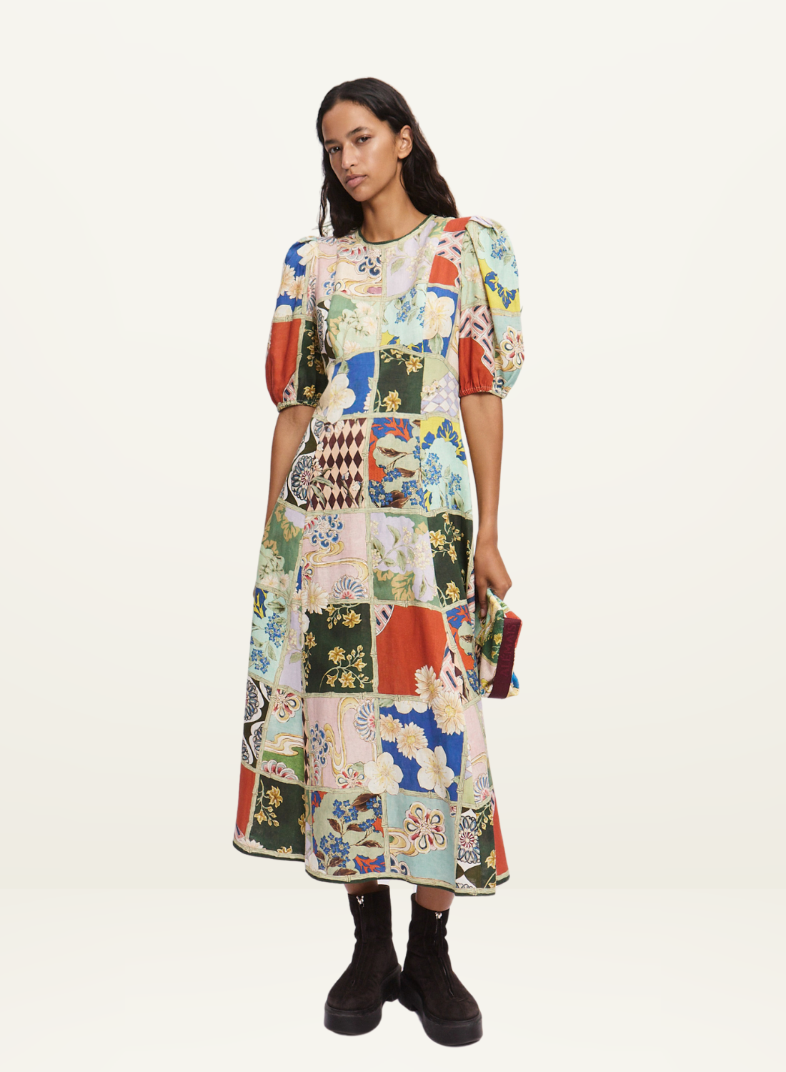 Alemais Bianca Midi Dress in MULTI
