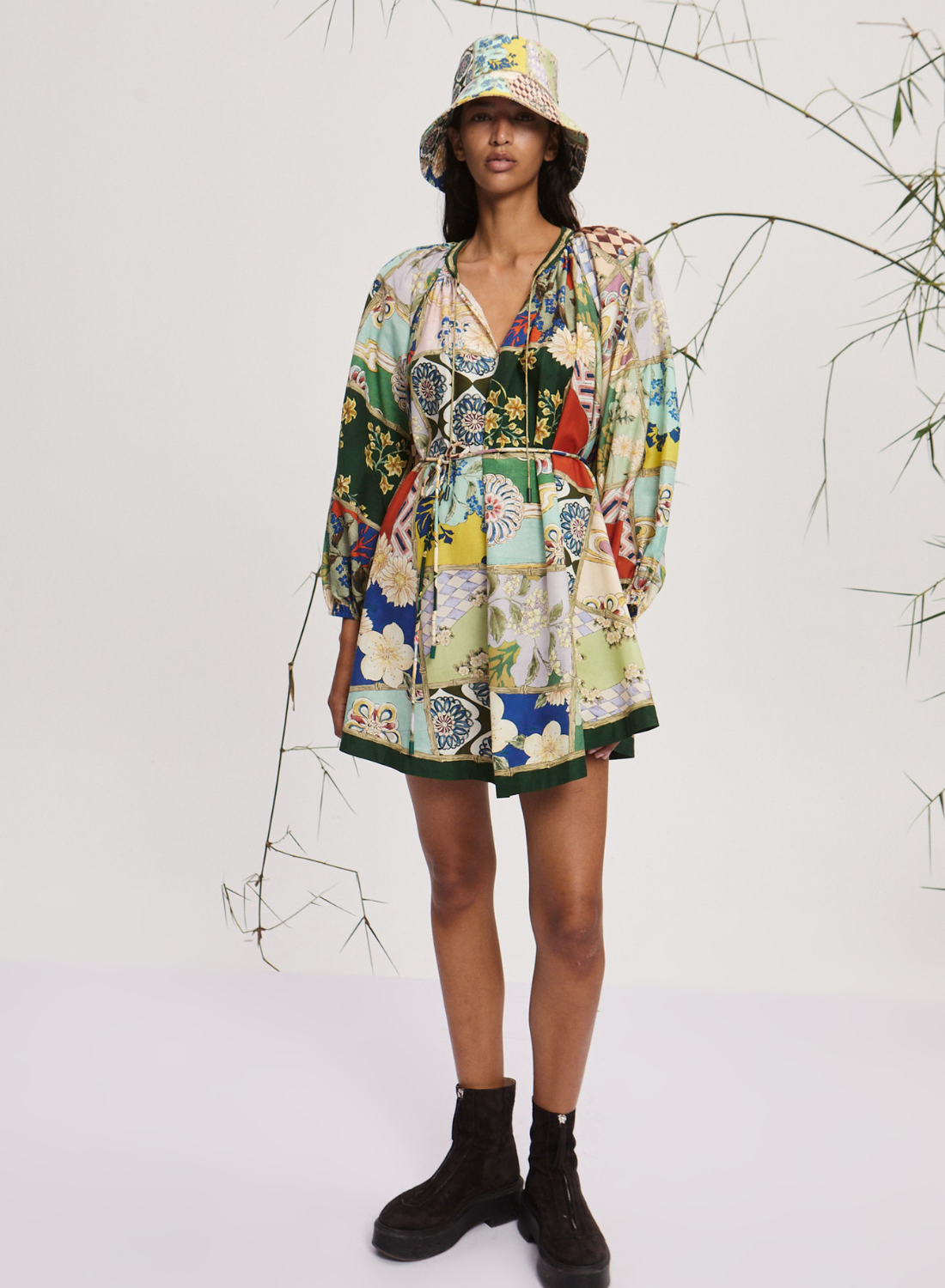 Alemais Bianca Mini Dress in MULTI