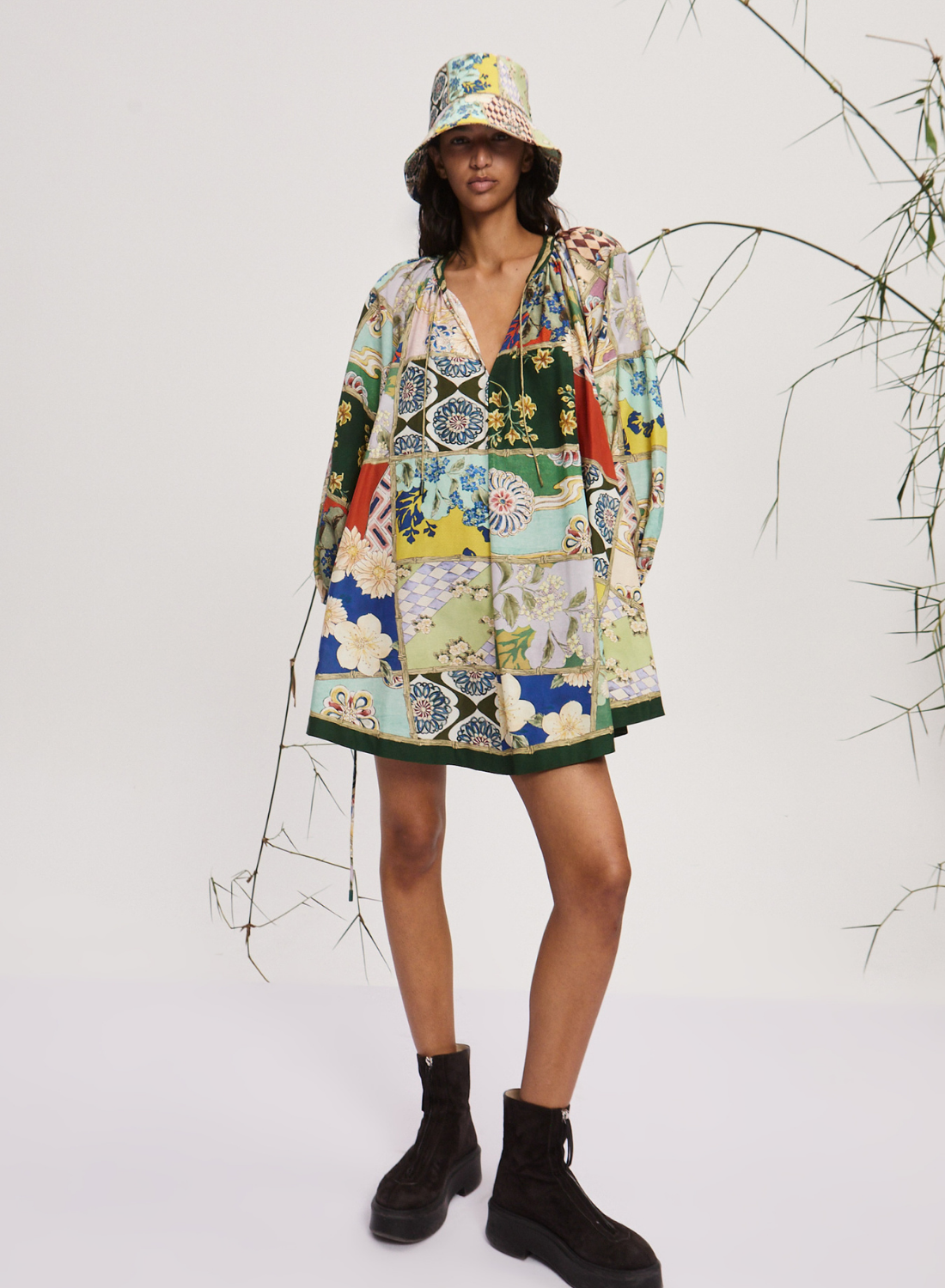 Alemais Bianca Mini Dress in MULTI