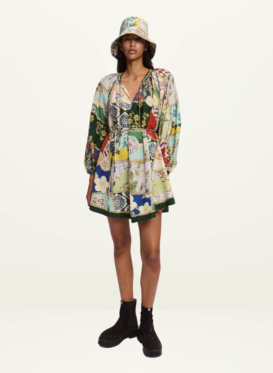 Alemais Bianca Mini Dress in MULTI