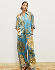 Alemais Cassie Silk Pant in MULTI