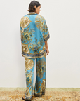 Alemais Cassie Silk Pant in MULTI