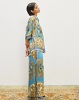Alemais Cassie Silk Pant in MULTI
