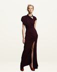 Alemais Eddie Midi Dress in PLUM
