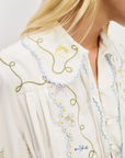 Alemais Giulia Embroidered Mini Dress in MULTI