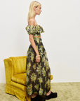 Alemais Nina Skirt in Black Floral