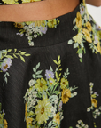 Alemais Nina Skirt in Black Floral