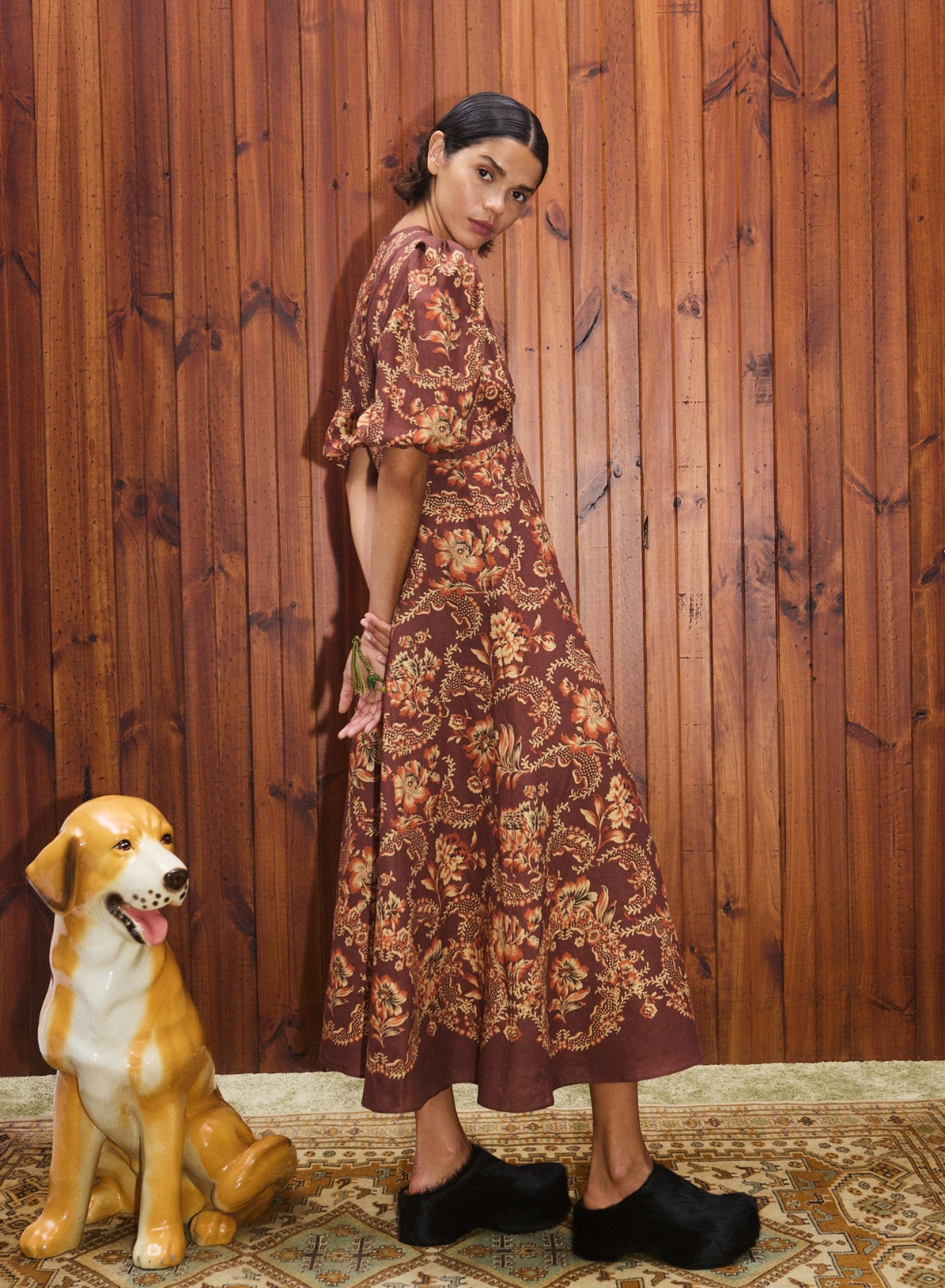 Alemais Seraphina Midi Dress in MULTI
