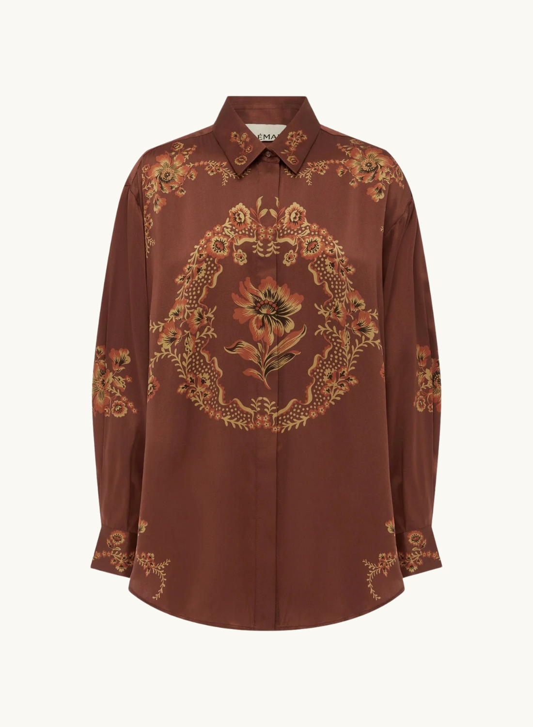 Alemais Seraphina Silk Shirt in MULTI