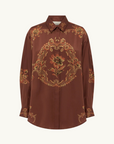 Alemais Seraphina Silk Shirt in MULTI