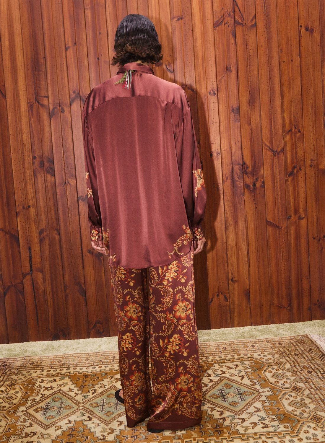 Alemais Seraphina Silk Shirt in MULTI