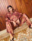 Alemais Seraphina Silk Shirt in MULTI