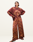 Alemais Seraphina Silk Shirt in MULTI