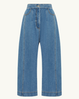 Alemais Stephi Cocoon Leg Denim Jean in LIGHT INIDGO // PRE-ORDER DELIVERY EARLY to MID MAY