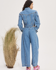 Alemais Stephi Cocoon Leg Denim Jean in LIGHT INIDGO // PRE-ORDER DELIVERY EARLY to MID MAY