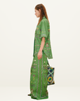Alemais Sun Dancer Shirt in Green