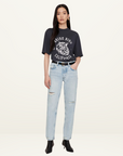Anine Bing Avi Tee in COLLEGIATE LEOPARD