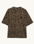 Anine Bing Avi Tee in LEOPARD BLACK & BROWN