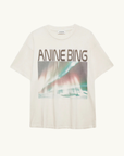 Anine Bing Cade Tee Northern Lights on Off White