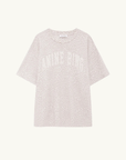 Anine Bing Cade Tee in Washed White Leopard