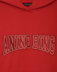 Anine Bing Harvey Sweatshirt in Tango Red