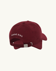 Anine Bing Jeremy AB Baseball Cap in CABERNET