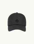 Anine Bing Jeremy AB Baseball Cap in DARK HEATHER GREY