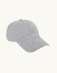 Anine Bing Jeremy Baseball Cap FRAMED MONOGRAM HEATHER GREY
