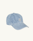 Anine Bing Jeremy Baseball Cap in BLEACHED BLUE DENIM