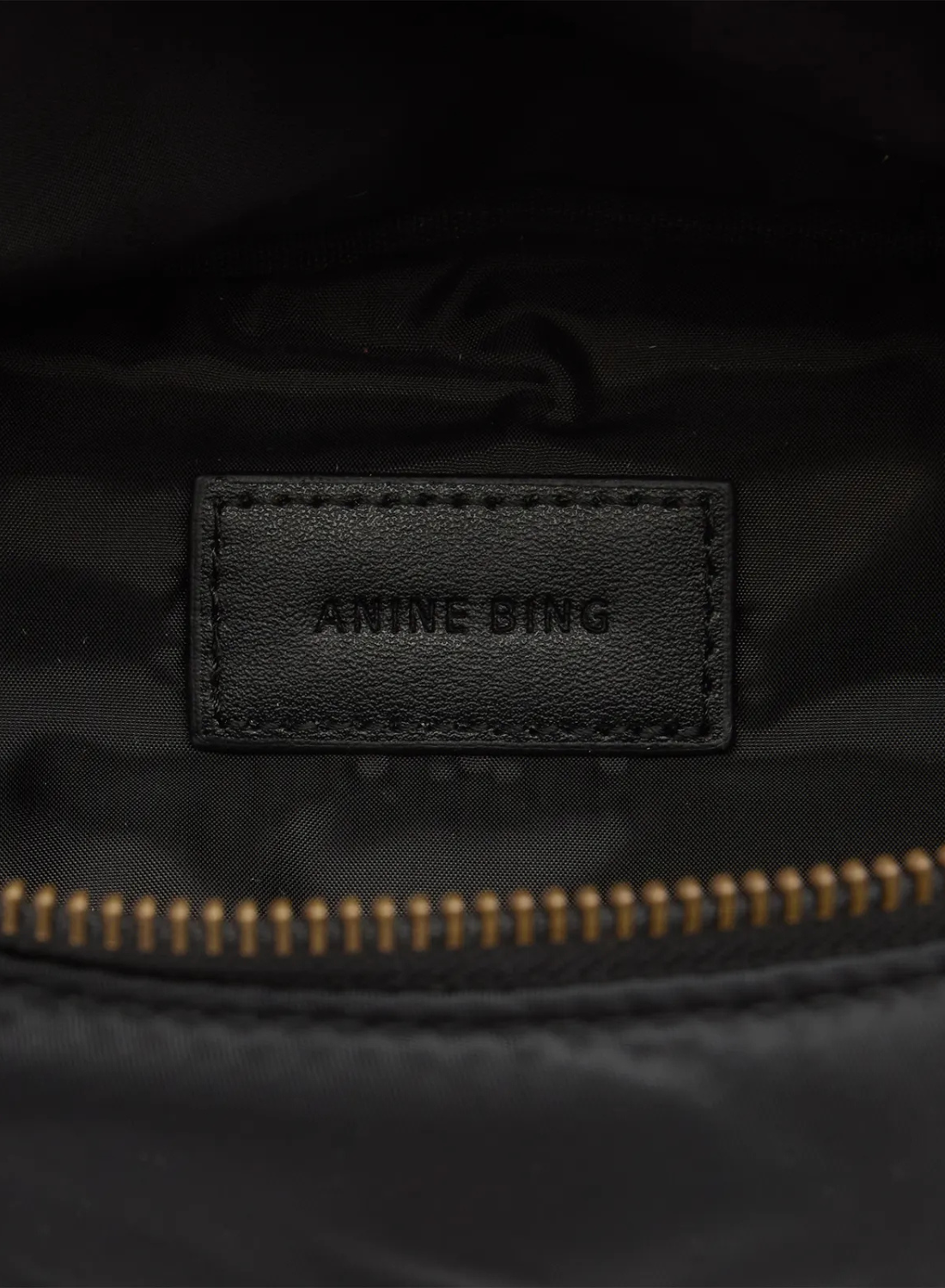 Anine Bing Leon Waist Bag in Black