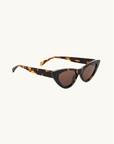 Anine Bing Marsais Sunglasses in Dark Tortoise