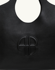Anine Bing Medium Lili Tote Bag in BLACK PEBBLED