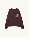 Anine Bing Miles Sweateshirt Letterman in FIG