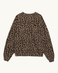 Anine Bing Miles Sweatshirt in LEOPARD BLACK & BROWN