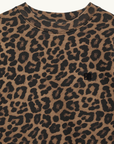 Anine Bing Miles Sweatshirt in LEOPARD BLACK & BROWN