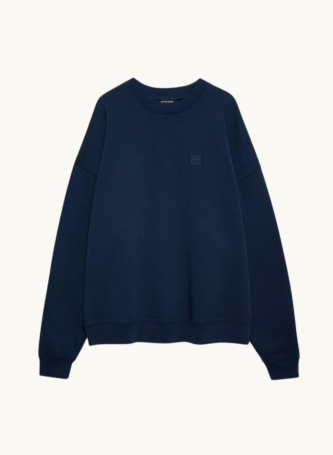 Anine Bing Miles Sweatshirt in Washed Navy