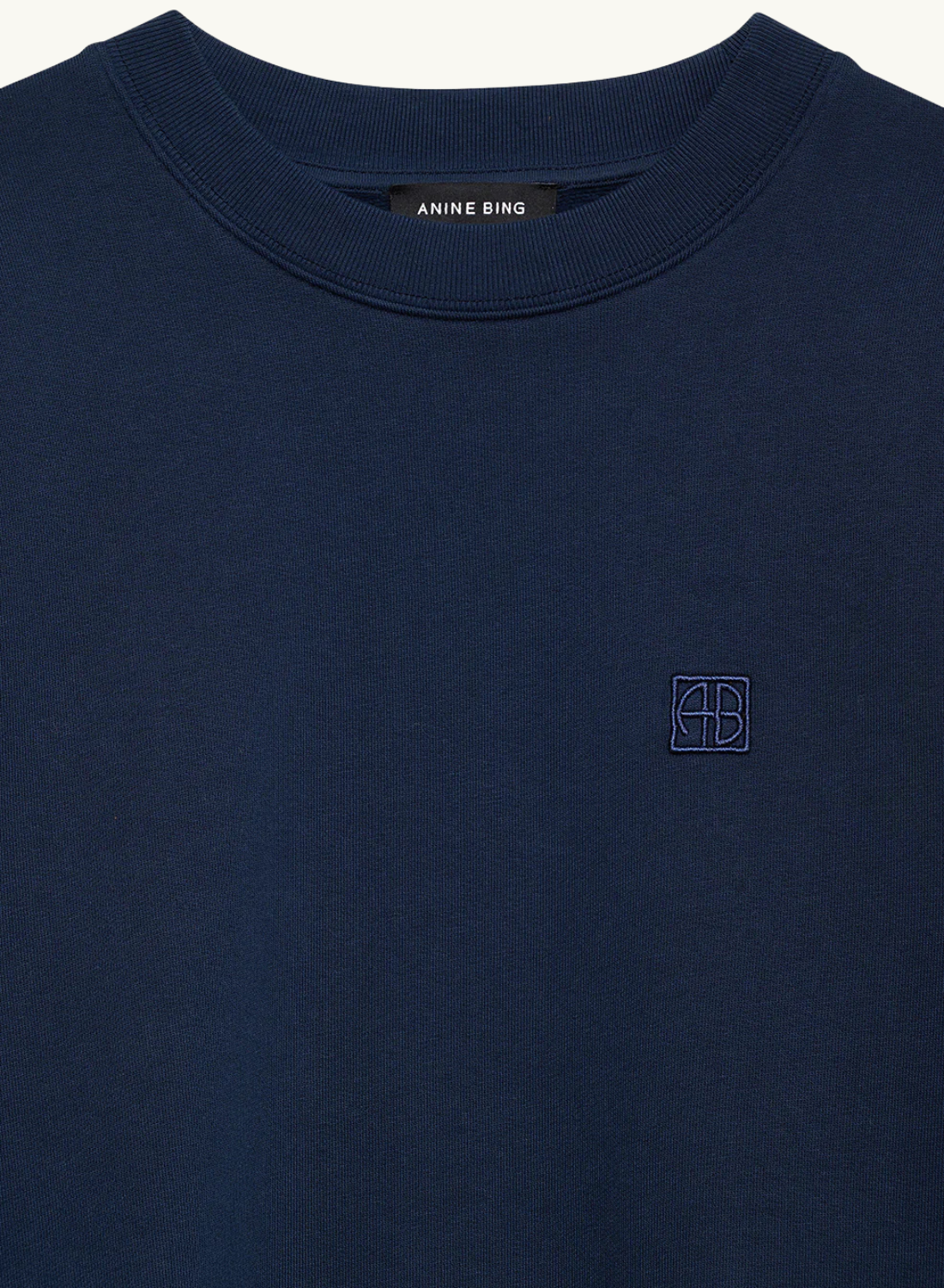 Anine Bing Miles Sweatshirt in Washed Navy