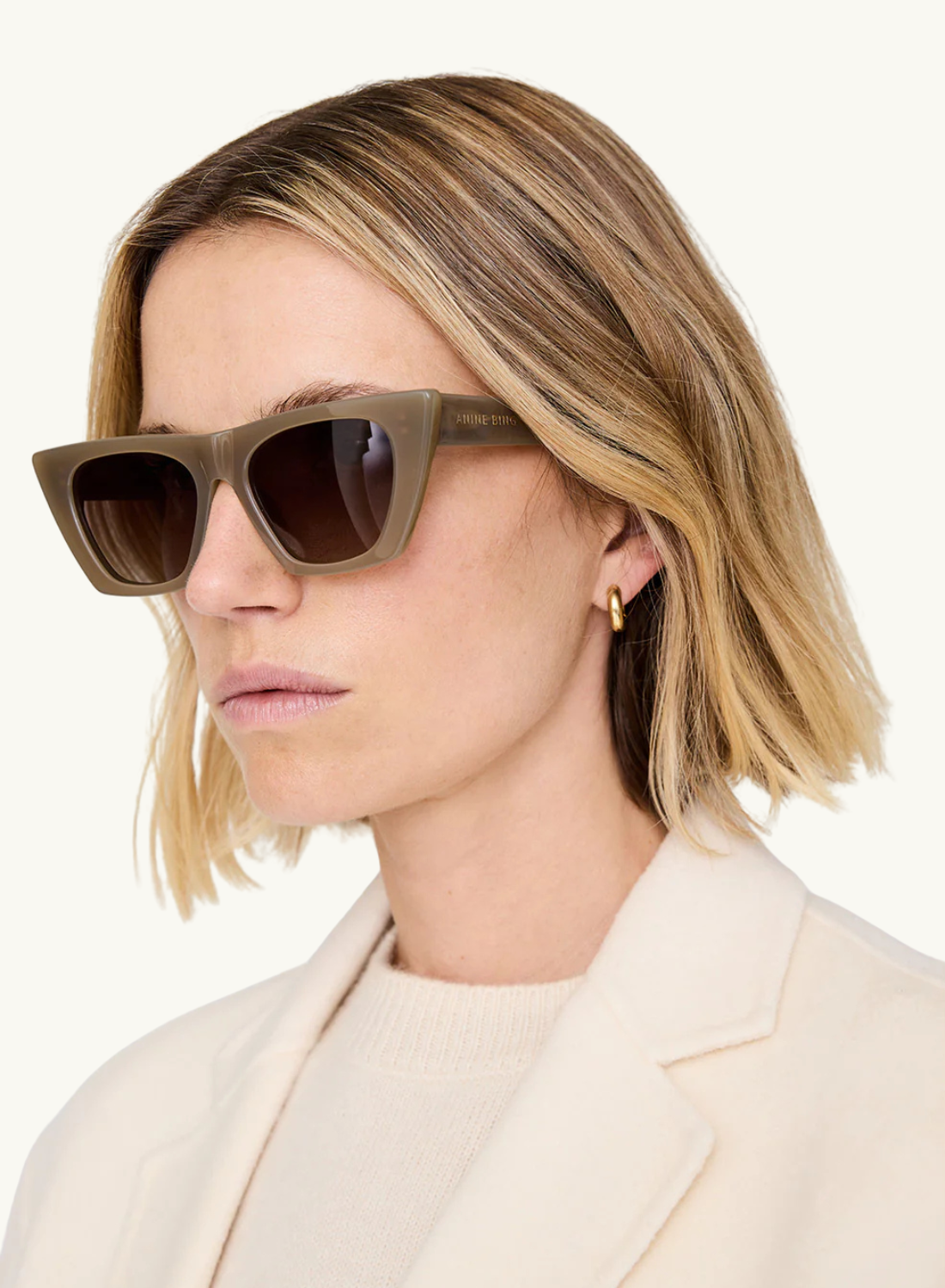 Anine Bing Paris Sunglasses in Dark Olive – Frolic Girls