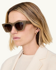 Anine Bing Paris Sunglasses in Dark Olive