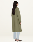 Anine Bing Randy Oversized Trench in OLIVE