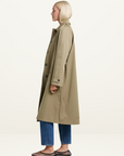 Anine Bing Randy Oversized Trench in OLIVE