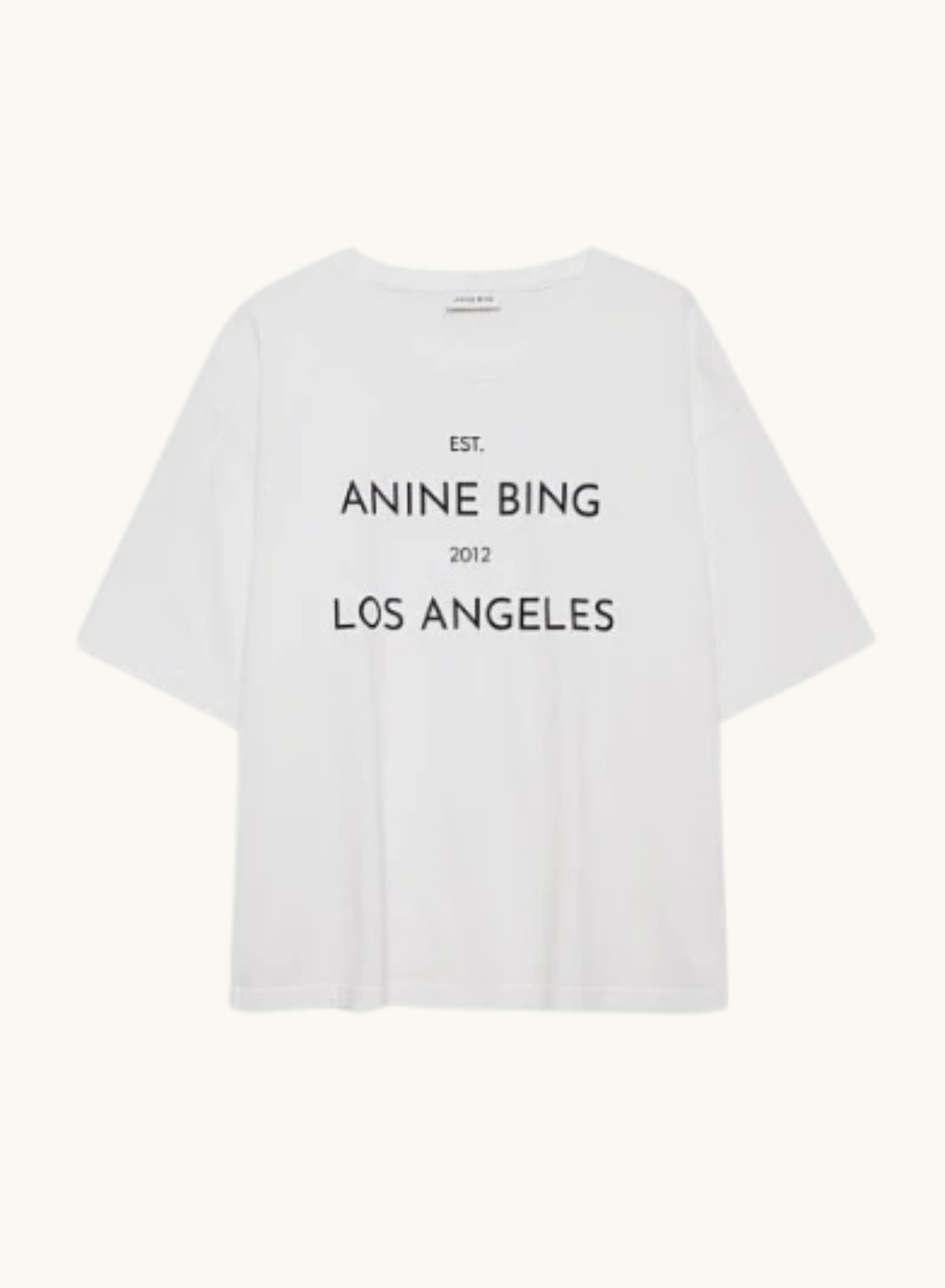 Anine Bing Rudy Tee Anine Bing in IVORY