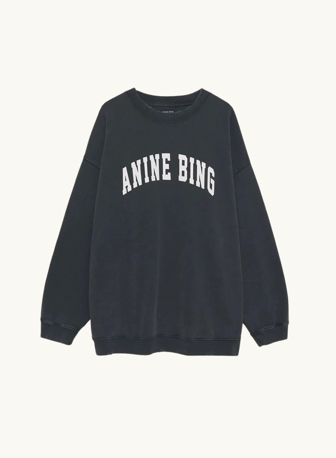 Anine Bing Tyler Sweatshirt WASHED BLACK