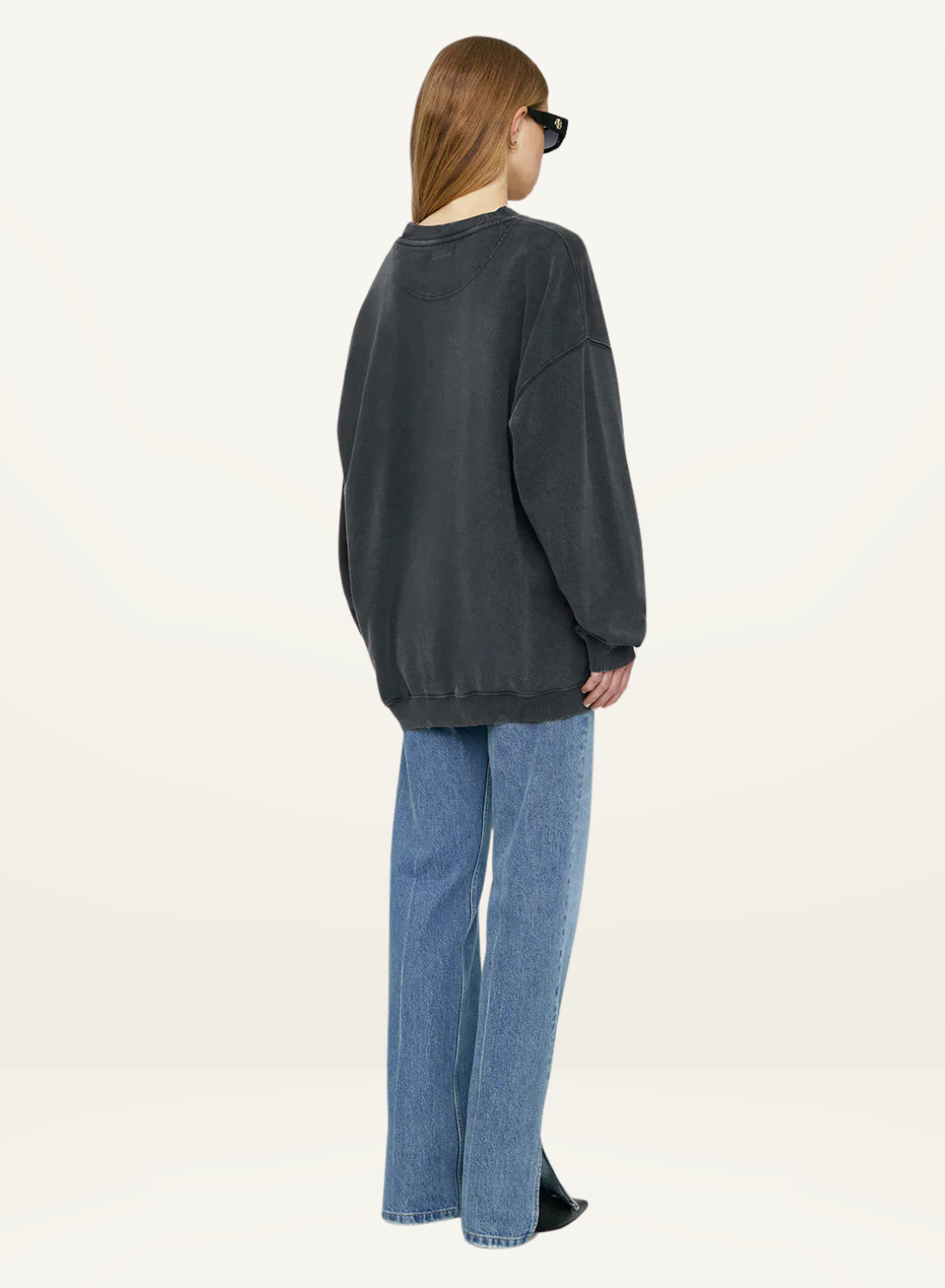 Anine Bing Tyler Sweatshirt WASHED BLACK