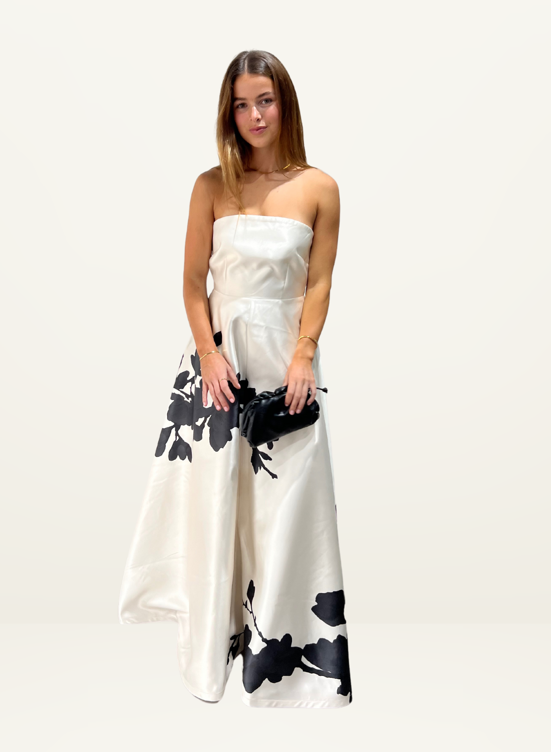 aston studio audrey strapless floral taffeta maxi dress Aston Studios Audrey Dress in CLOUD BLOSSOM – Frolic Girls