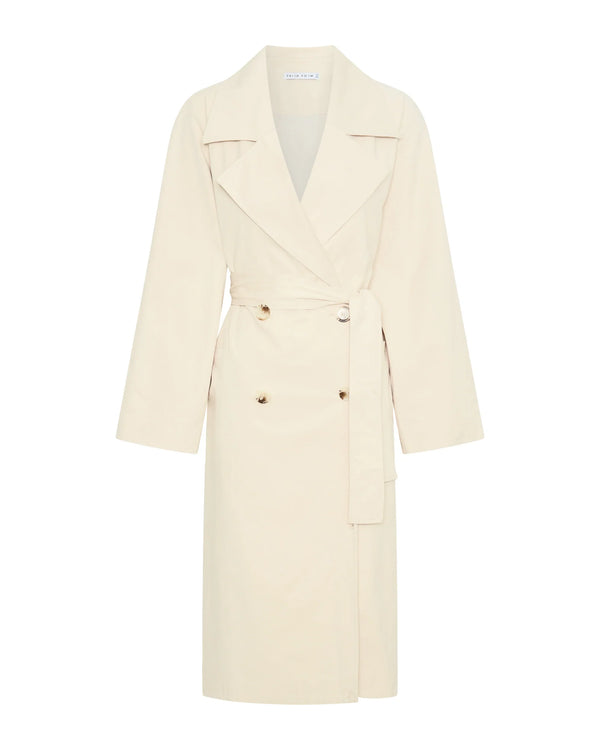 Time Again Relaxed Trench Coat NATURAL Third Form-Third Form-Frolic Girls